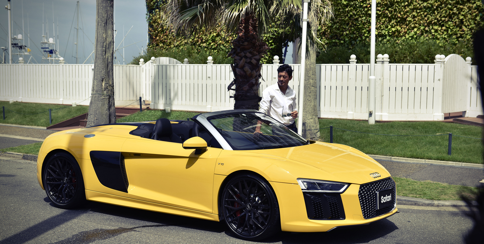 鈴木啓太とアウディR8