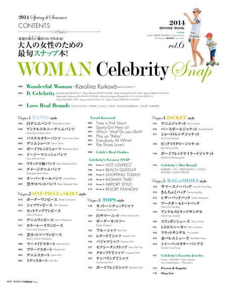 WOMAN Celebrity Snap vol.06 COVER:カロリナ・クルコヴァ